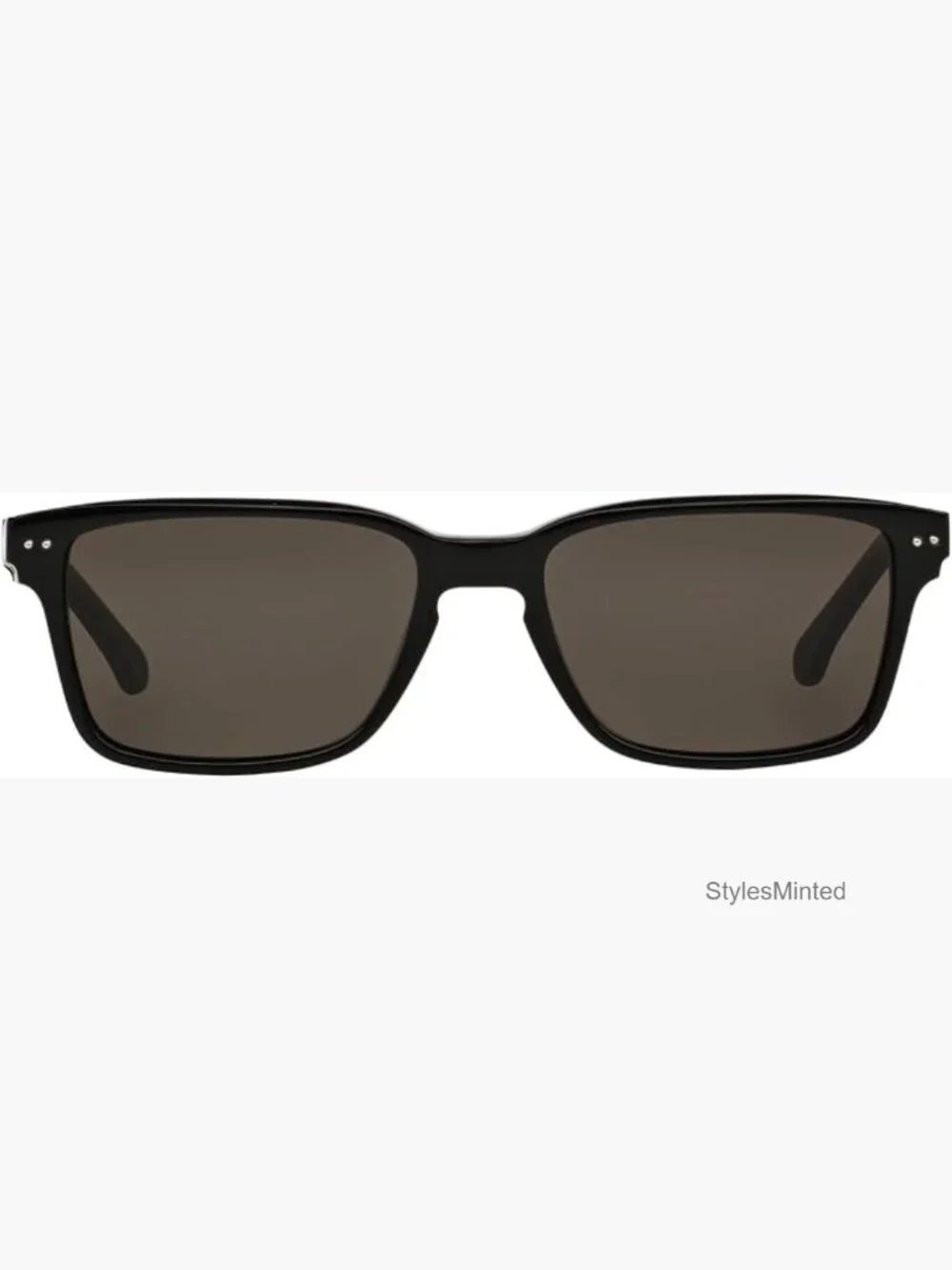 52mm Acetate Rectangular Polarized Sunglasses